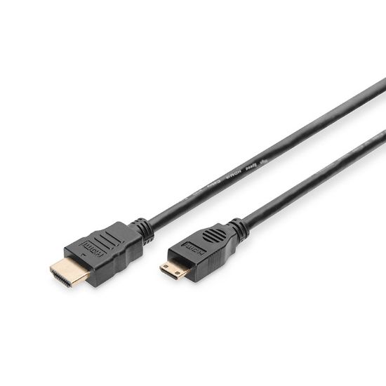 Εικόνα της καλωδιο HDMI 2m MINI TYPE-C  GOLD PLATED V1,3 (1080p 60hz)