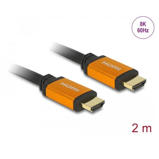 Εικόνα της καλώδιο HDMI 2m High Speed 48 Gbps 8K/60Hz(7680 x4320@60Hz)