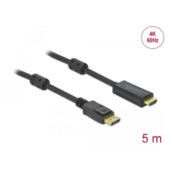 Εικόνα της ΚΑΛΩΔΙΟ DISPLAY PORT M 1.2 /HDMI M 5m Active 4K/60Hz