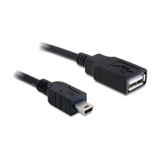 Εικόνα της USB V. 2.0 A/F mini/M cable 5p 0.5m