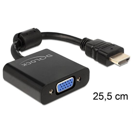 Εικόνα της CONVERTER HDMI M TO VGA F with Ferrite (L:25cm)