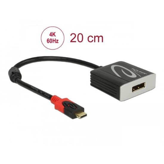 Εικόνα της ADAPTER USB Type-C male to DISPLAYPORT/F 4K 60Hz