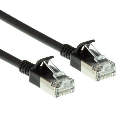 Εικόνα της U/FTP 3m Cat6a Μαυρο Slim LSZH