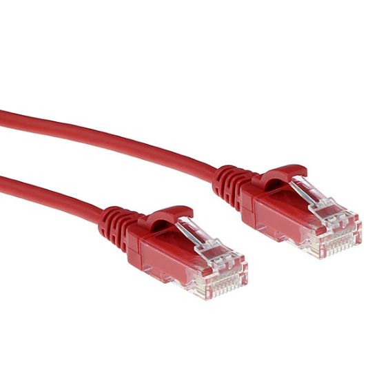 Εικόνα της UTP 1.5m Cat6 Κοκκινο Slim LSZH