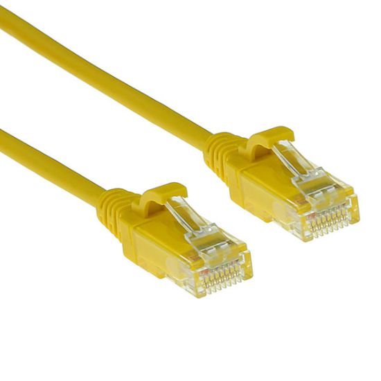 Εικόνα της UTP 2m Cat6 Κιτρινο Slim LSZH