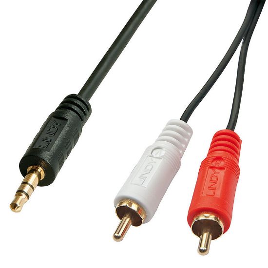 Εικόνα της 3,5mm AUDIO CABLE ΣΕ 2X RCA M 3m