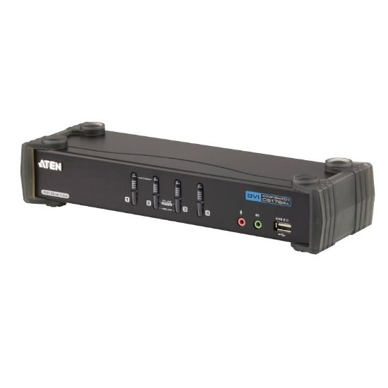 Εικόνα της KVM 4PΟRΤ DVI/USB+AUDIO +1USB PORT 3D