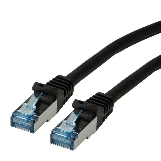 Εικόνα της SFTP 0.5m Cat6a Μαυρο component level, LSOH