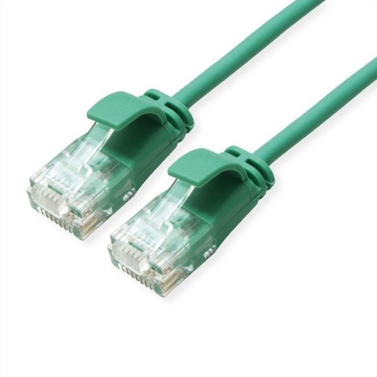 Εικόνα της UTP 0.15m Cat6a Πράσινο Slim LSZH