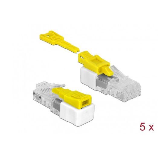 Εικόνα της Port Blocker RJ45 set 5 pieces