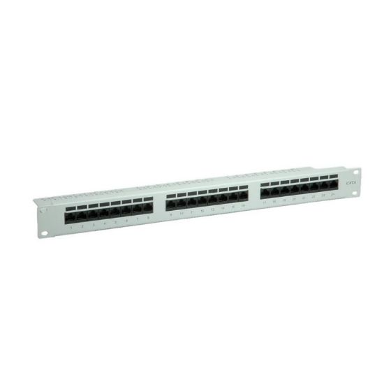 Εικόνα της PATCHPANEL 24 PORT CAT6  UTP grey (vertical patch)