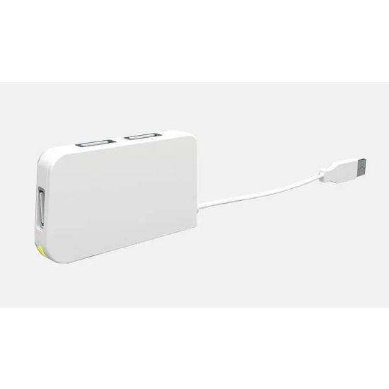 Εικόνα της HUB 4 PORT USB 2.0 ΧΩΡΙΣ ΤΡΟΦΟΔΟΤΙΚΟ (White)