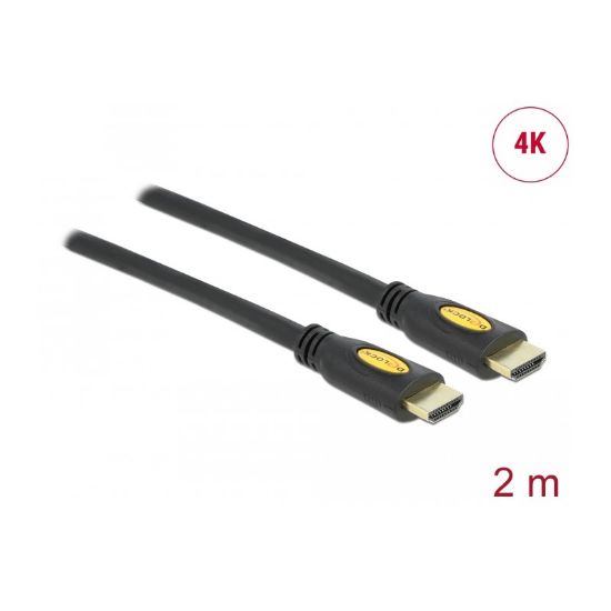 Εικόνα της καλώδιο HDMI 2m 4K GOLD P.  w.ETHERNET