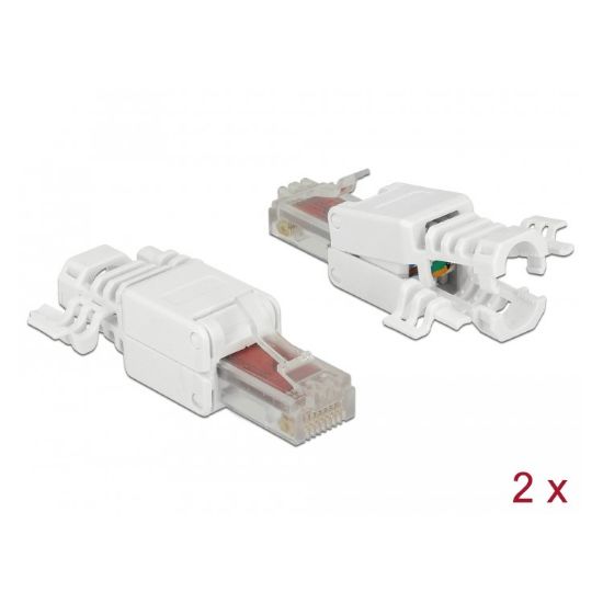 Εικόνα της ΒΥΣΜΑ UTP RJ45 Cat6 TOOLFREE 2ΤΕΜ