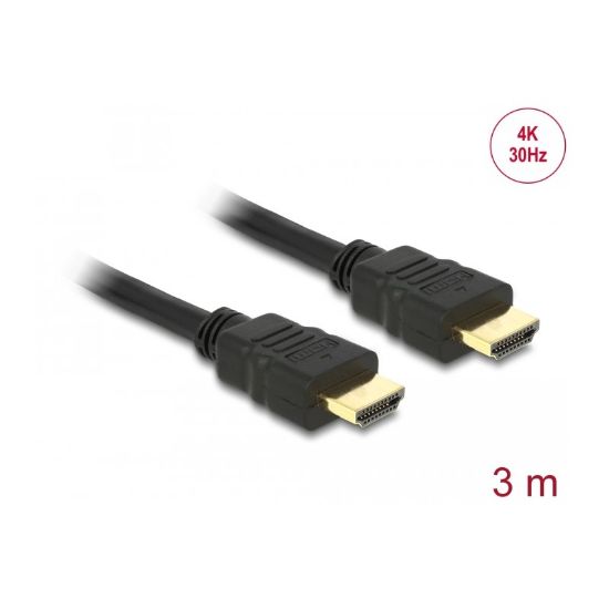 Εικόνα της καλώδιο HDMI 3m high speed 4K (3840 x 2160 @ 30 Hz)