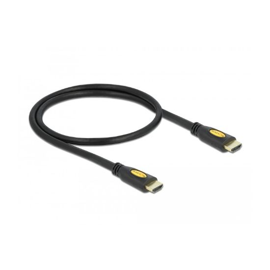 Εικόνα της καλώδιο HDMI 0.5m 4K GOLD P.  w.ETHERNET