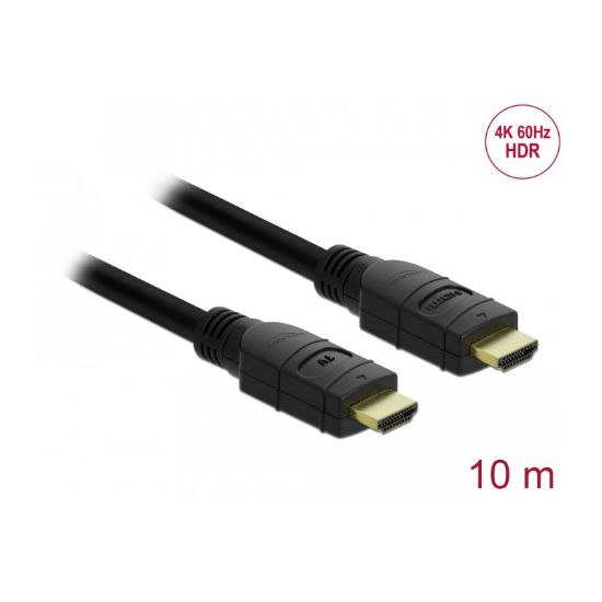 Εικόνα της καλώδιο HDMI 10m high speed with Ethernet  (4K 60 Hz)