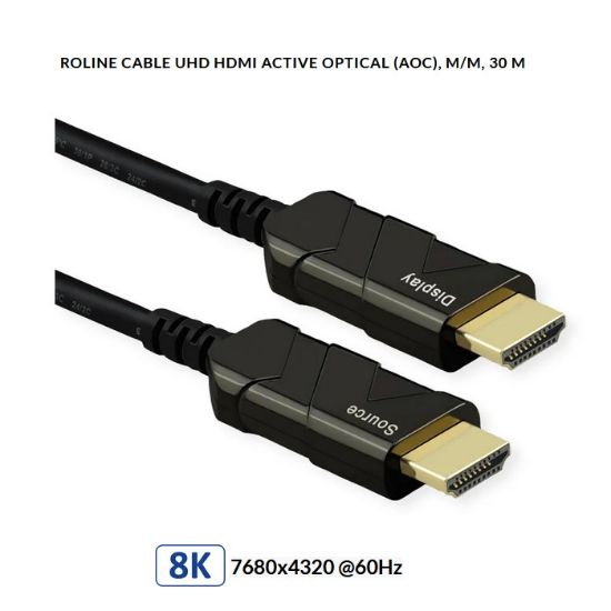 Εικόνα της καλώδιο HDMI 30m 8K(7680x4320 @60Hz) Hybrid Fiber Optic Cable ( AOC )