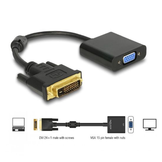 Εικόνα της ADAPTER DVI-D 24+1 M  ΣΕ VGA F