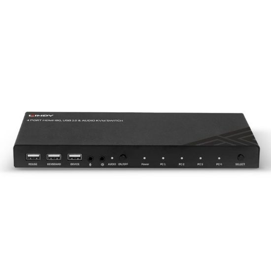 Εικόνα της KVM 4PORT HDMI/USB 2.0 4K(4096x2160@60Hz - 18G) ΜΕ ΗΧΟ