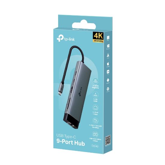 Εικόνα της DOCKING STATION TYPE-C to 4K HDMI, 3x USB 3..0 Gigabit Ethernet ,USB-C PD 100W