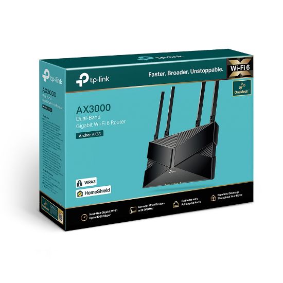 Εικόνα της ROUTER AX3000 Wi-Fi 6 DUAL BAND 4 ΚΕΡΑΙΕΣ 5 Gigabit Ports